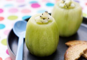 Delicioso barril de Kiwi e Maçã